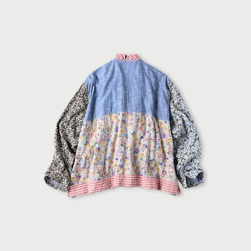 45Rpm India patchwork shirt - Picture 4 of 6
